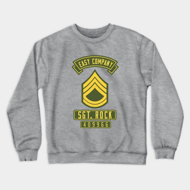 Sgt, Rock Crewneck Sweatshirt by Vault Emporium